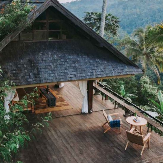 jungle bale alfresco area