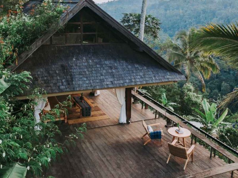 jungle bale alfresco area