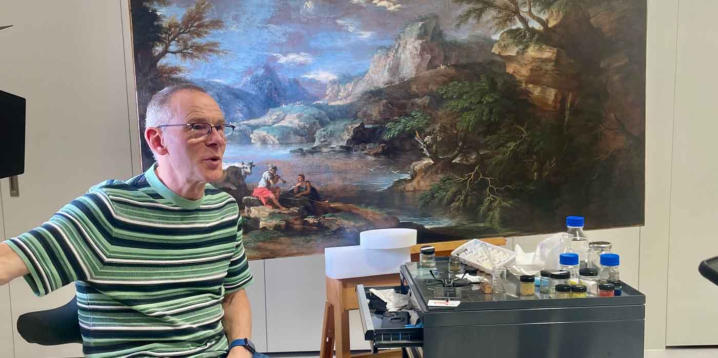 Carl Villis, a Restorer at the National Gallery of Victoria