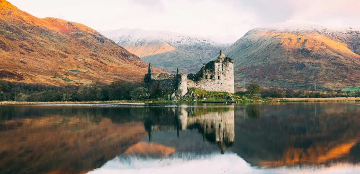 Castle in scotland