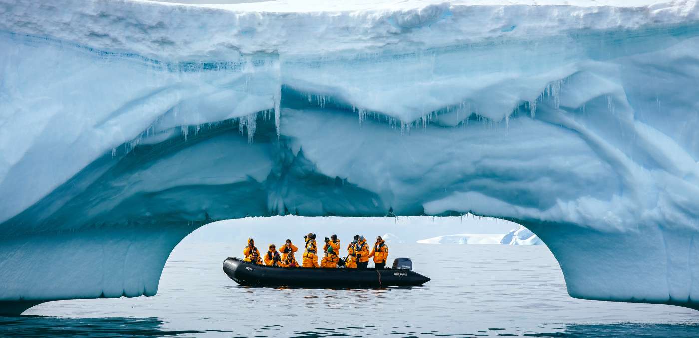Zodiac adventure on an expedition cruise with Quark Expeditions