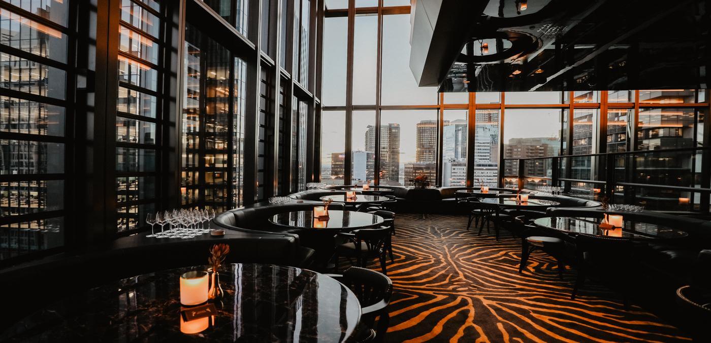 skyscraper hotel bar