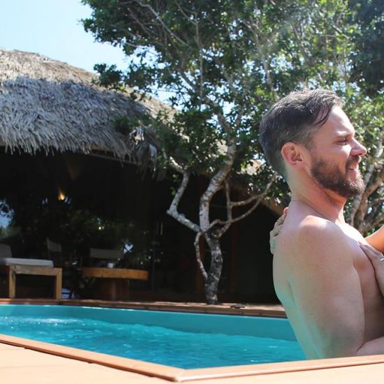 Doug and Sanj at Chena Huts by Uga Escapes