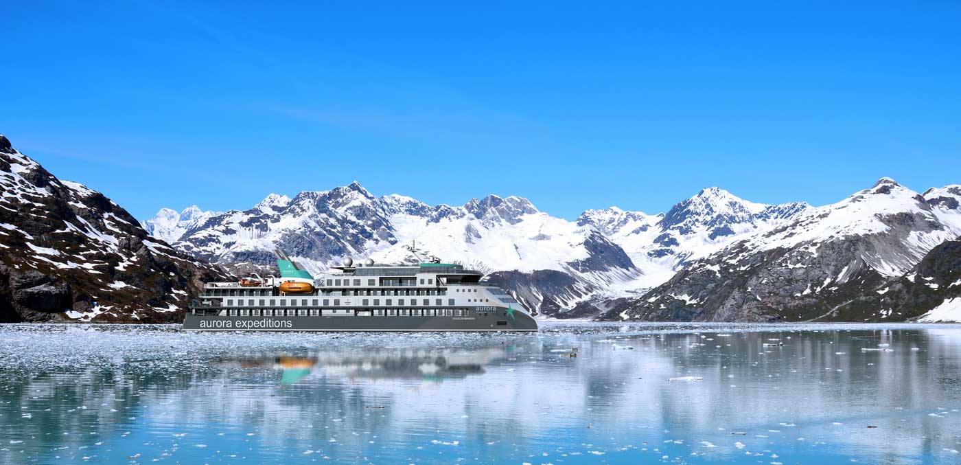 Douglas Mawson ship in East Antarctica Aurora Expeditions