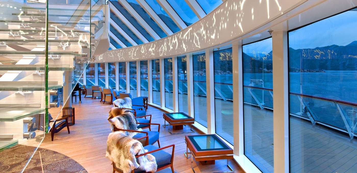 Explorers Lounge on Viking Orion