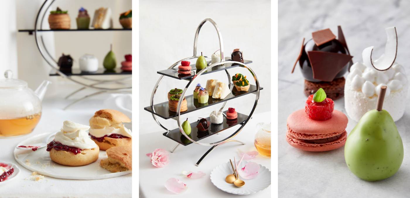 A selection of brightly coloured petit fours