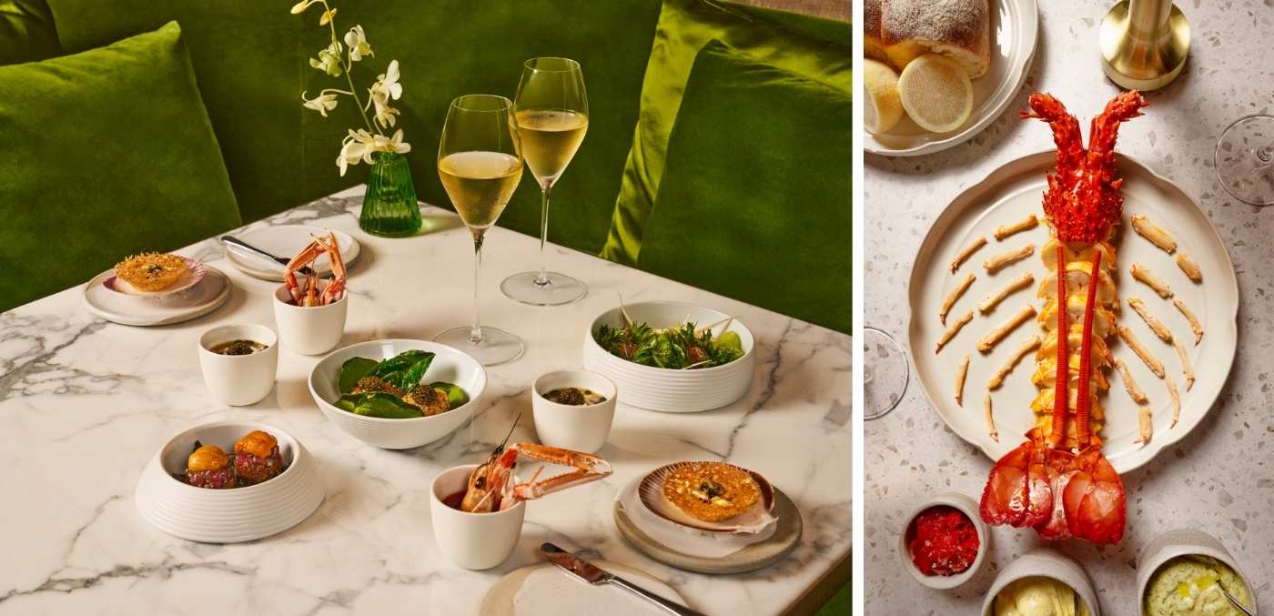 Food at Fysh; Niland's colourful creations