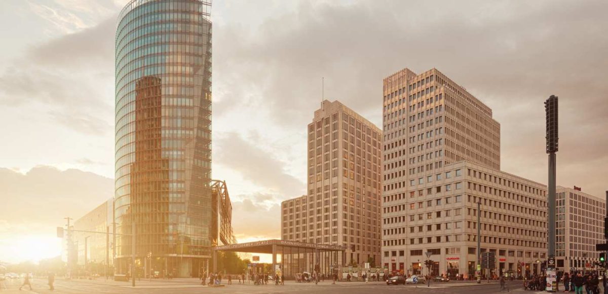 The Ritz-Carlton, Berlin at sunset