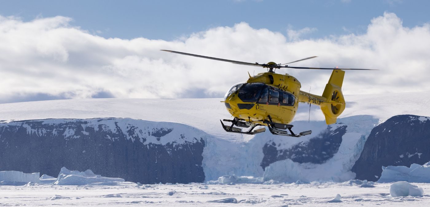 quark expeditions helicopter