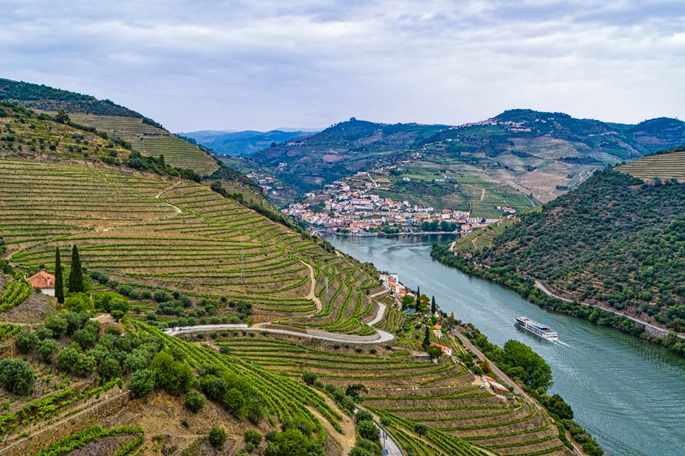 Viking Torgil sailing the Douro River