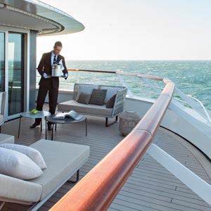 Private suite on Ponant, chartered by Abercrombie & Kent