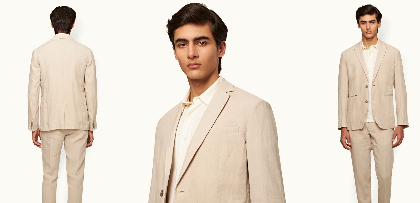 Orlebar Brown James Bond linen suit