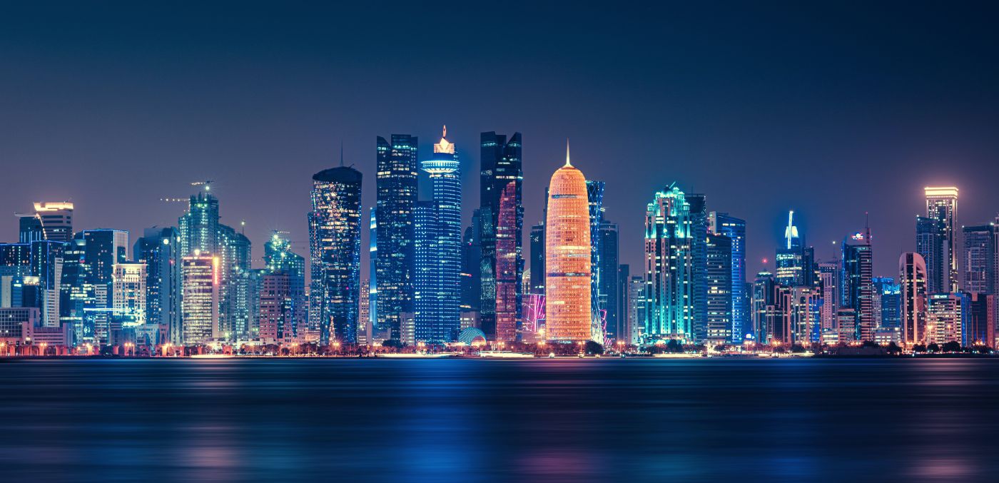 Doha at night
