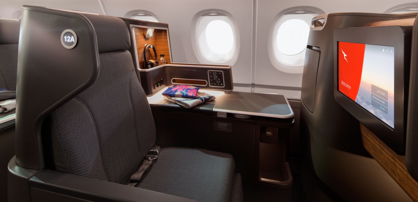 Qantas A380 Business class seat