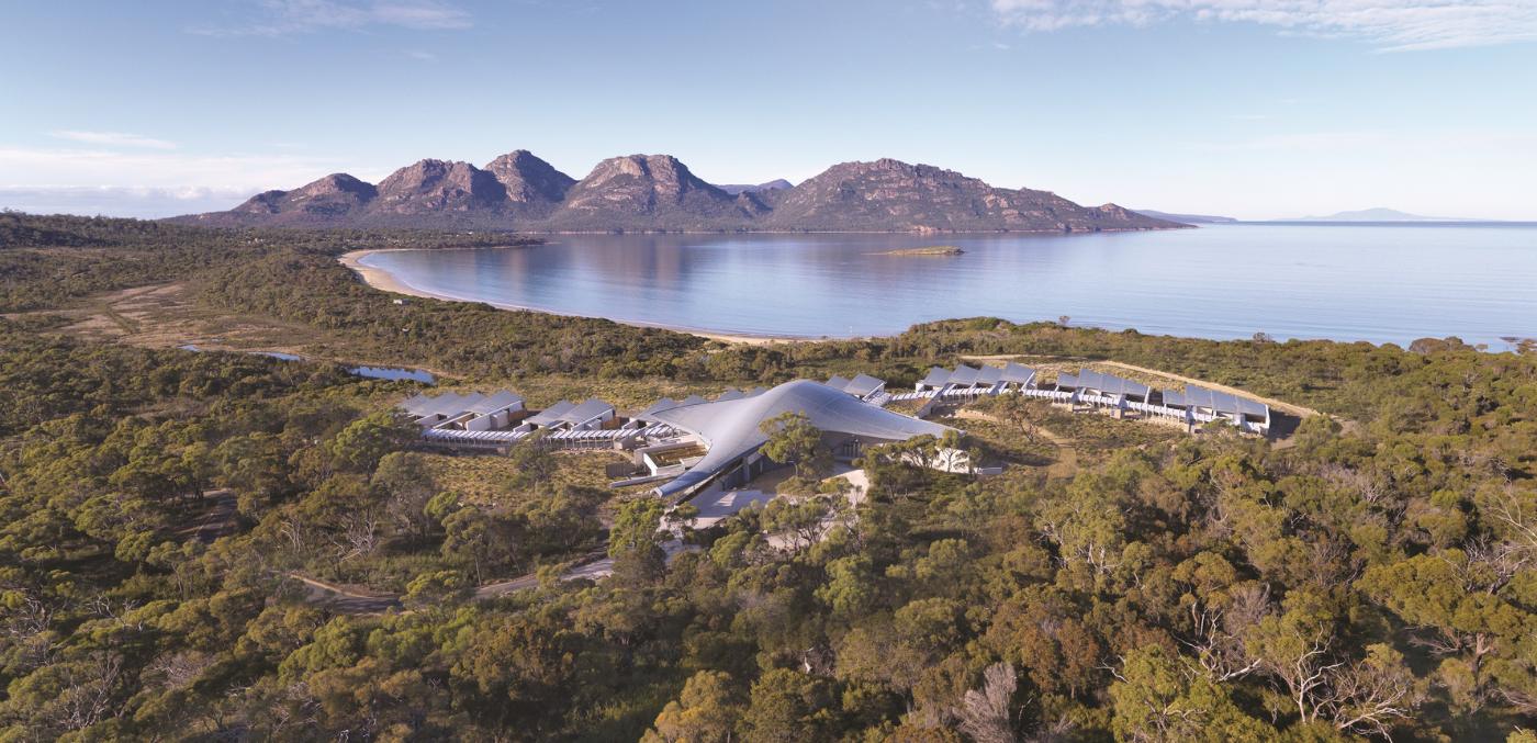 View of Saffire freycinet from above