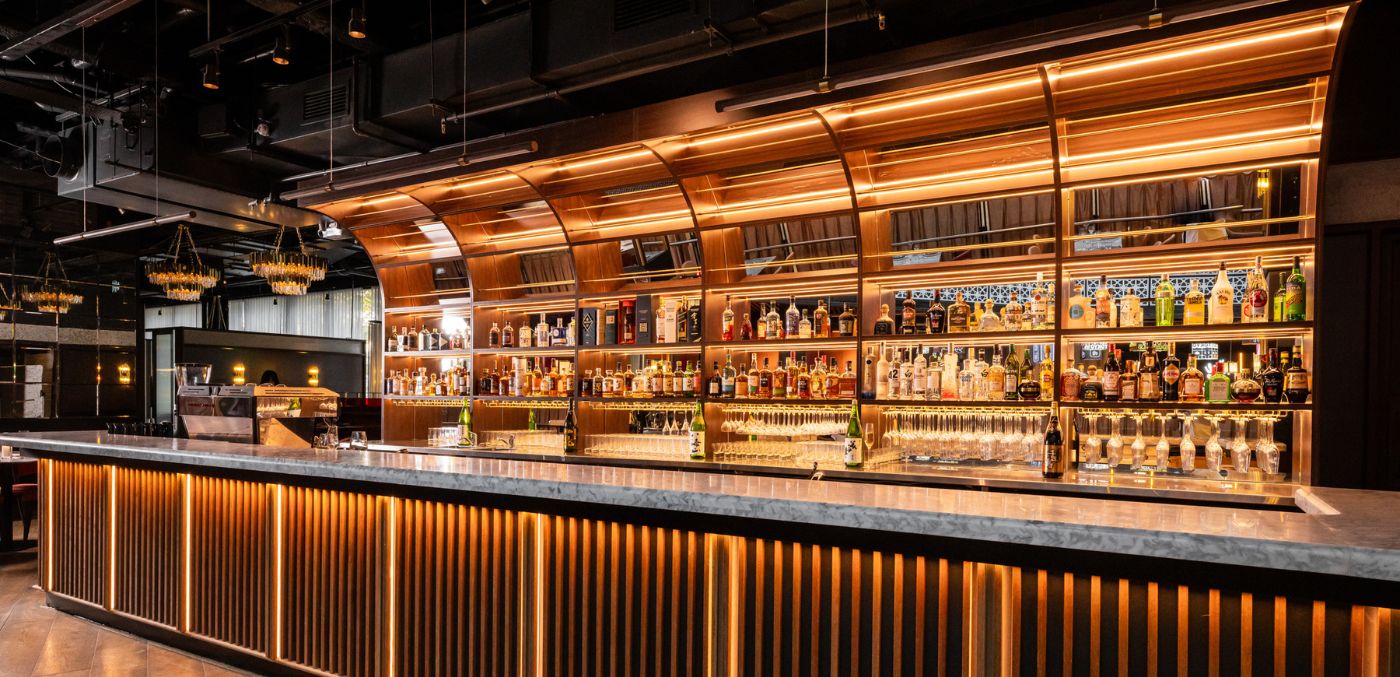The bar at Toki North Sydney