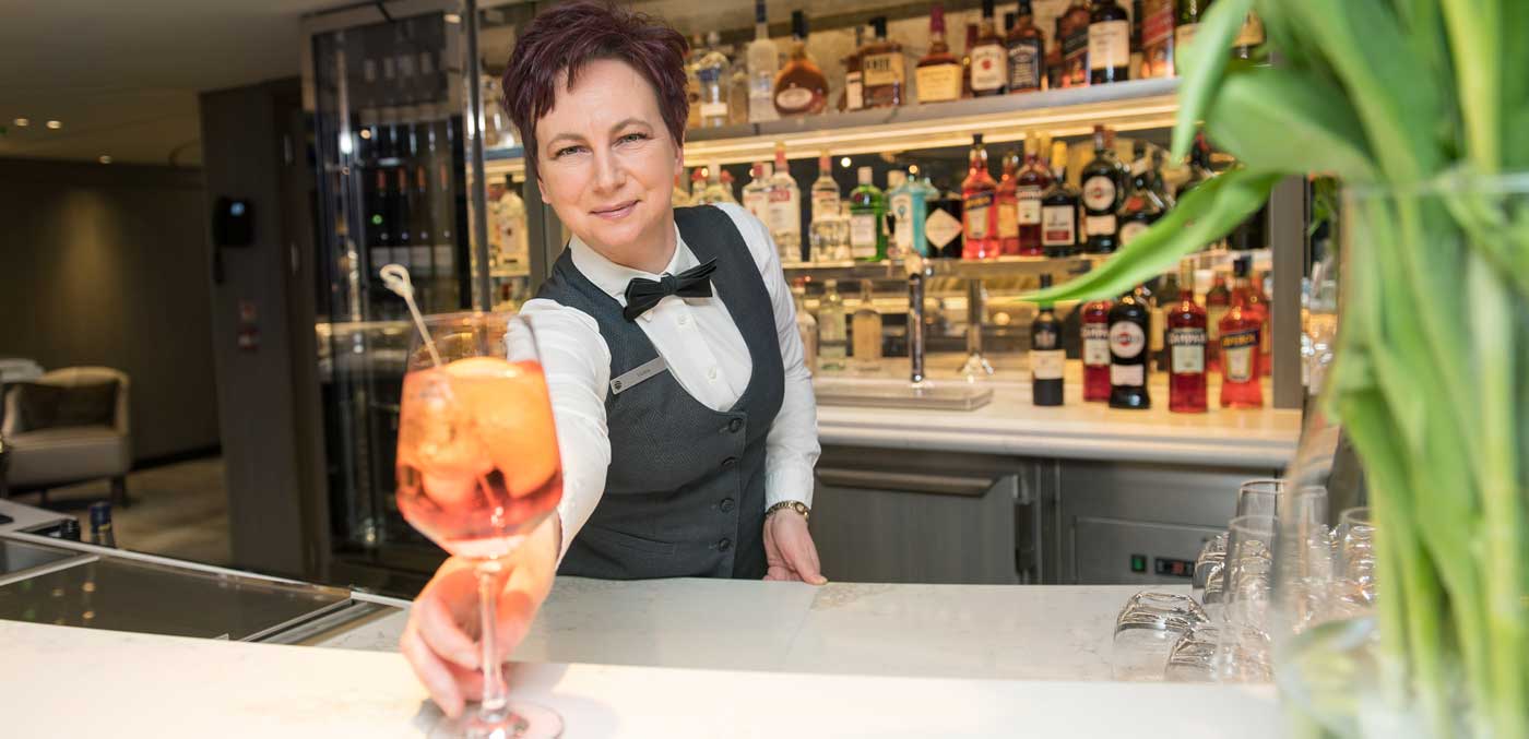 Bar service on Uniworld Boutique River Cruises