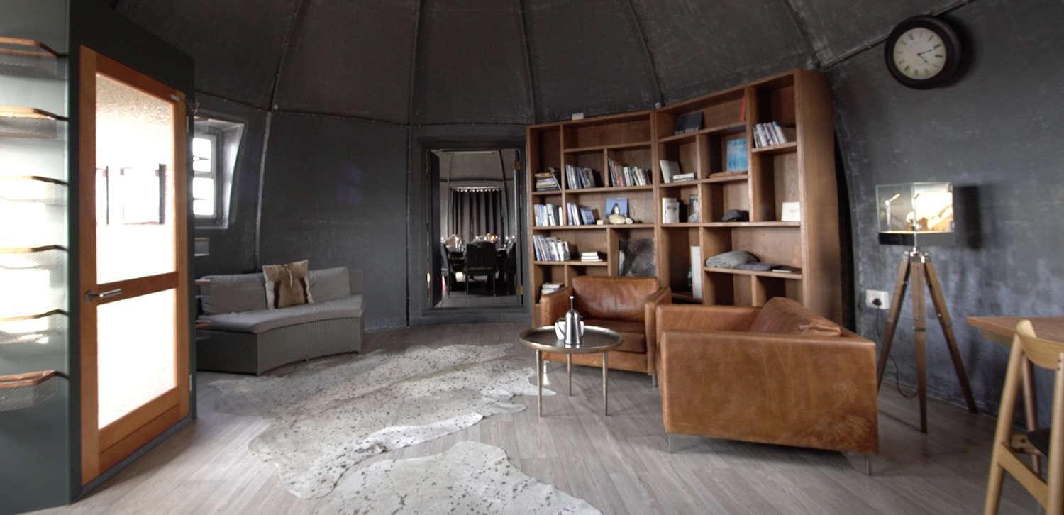 White Desert entrance pod