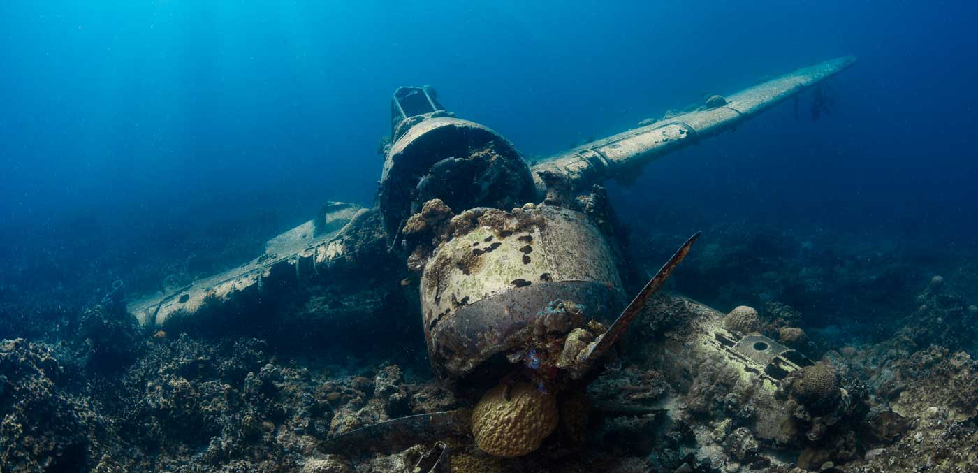 Wreck diving in Palau