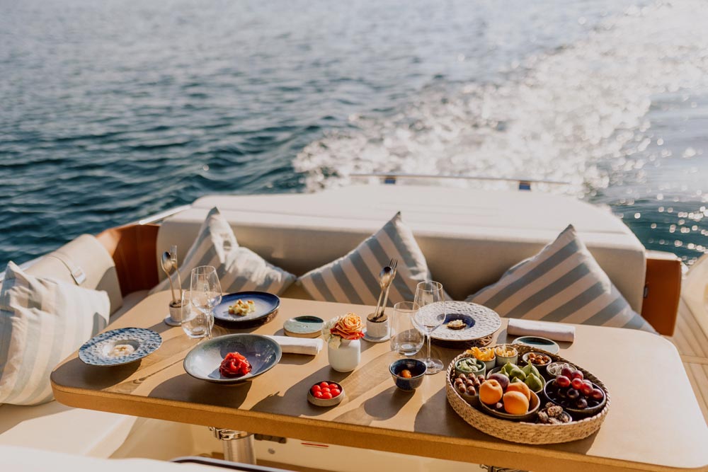 Rent a Pelegrini boat with a Michelin-star chef as your skipper
