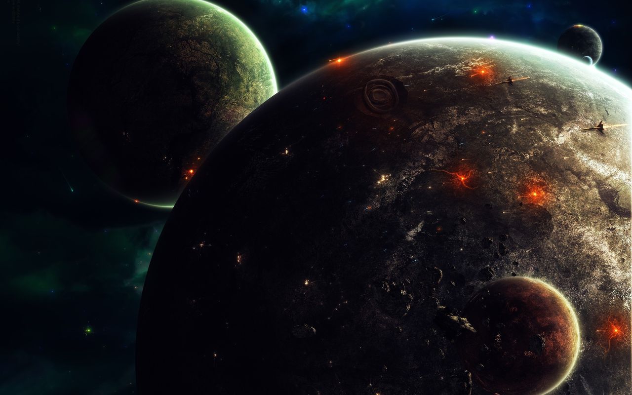 Space Background image for android tablet pc Galaxy Tab 1280x800